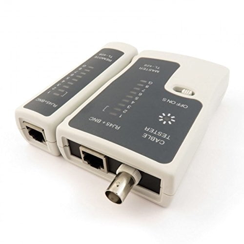 Nellys Security Network RJ45 CAT5 CAT5e CAT6 and RG59 Siamese BNC CCTV Continuity Cable Tester Tool Nelly's Security Nellys Security Network RJ45 CAT5 CAT5e CAT6 and RG59 Siamese BNC CCTV Continuity Cable Tester Tool Nelly's Security
